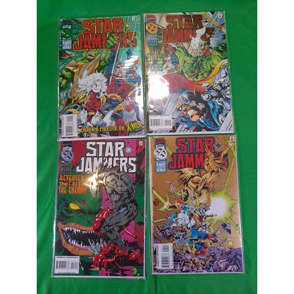 Star Jammers #1-4 [Complete Set] 1995‎ Marvel Comics /All 4  Bagged And Boarded
